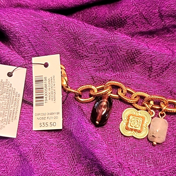 Chico's Gold Charm Bracelet - Picture 3 of 5